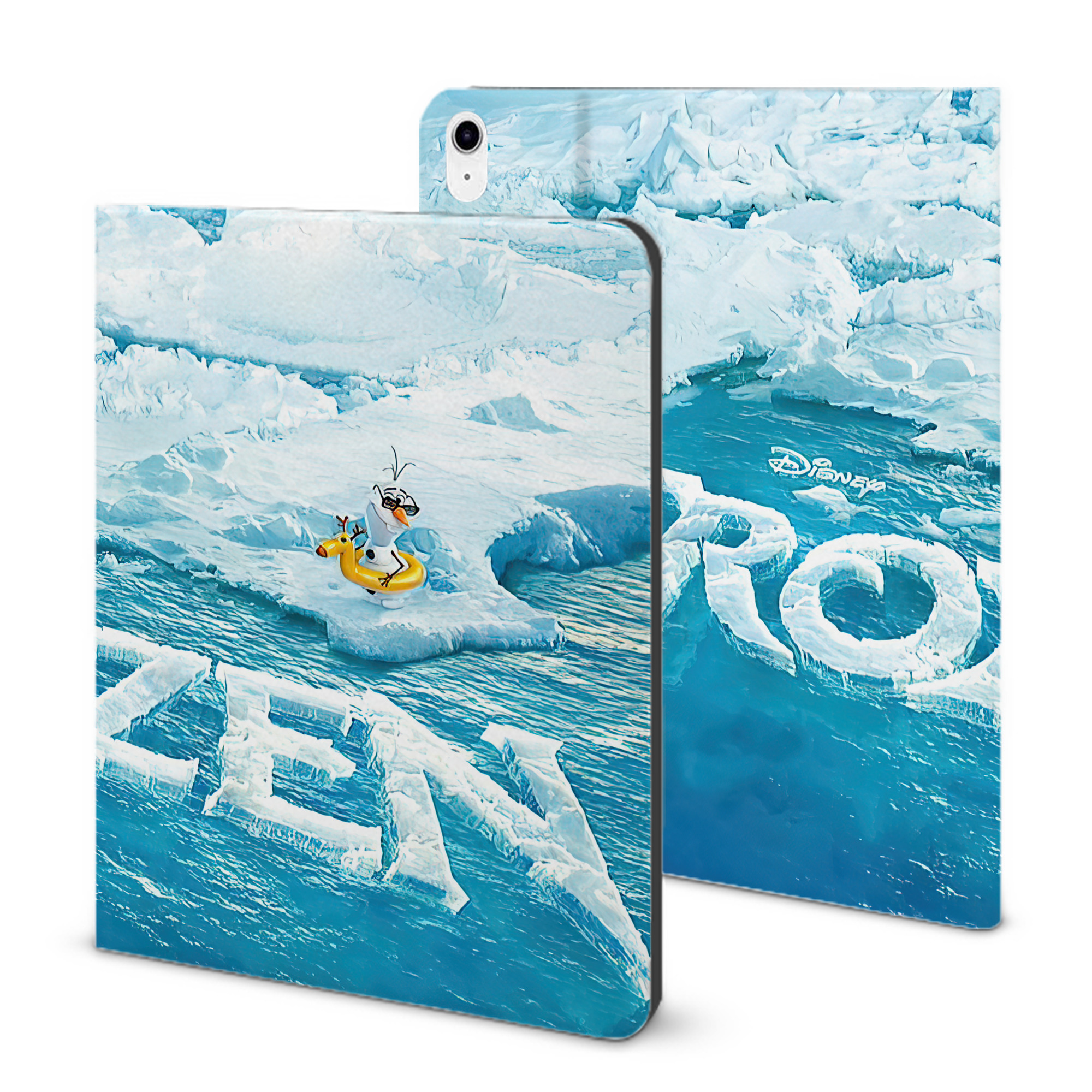 （画像用） アナと雪の女王 アンナ エルサ Frozen Anna Elsa IPad ケース ブック型 PUレザー TPU 耐衝撃 軽量 薄型 ペン収納なし 全面保護 IPad 各モデル対応
